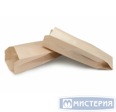 Пакет пищевой [100+60]х300 мм без руч., без окна, крафт, бум., 1300 шт/кор 1 300 шт/упак РОССИЯ VD-30-40-100630