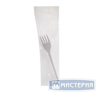 Комплект столовых приборов №1 [вил. 165 мм, бел., ПС], 300 шт/кор 300 шт/упак РОССИЯ Н11-025