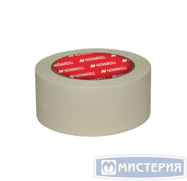Клейкая лента малярная 48мм х 50м, бел., 6 рул/упак "Novaroll" 24 рул/кор РОССИЯ 0112-4001