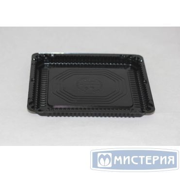 Контейнер для суши 1-секц. 170х150х40 мм, без крышки, черн., ПЭТ, 330 шт/кор "Протэк" 330 шт/упак РОССИЯ ИП-209/1 Д