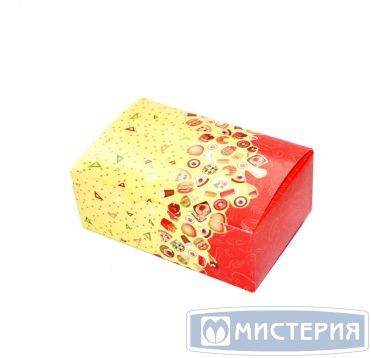 Коробка на вынос 115х75х45 мм с печатью Рог изобилия