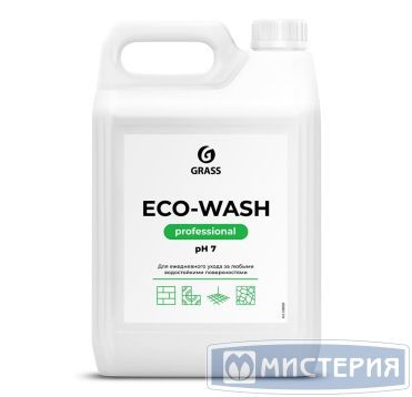 Универсальное моющее средство "Grass" Eco Wash низкопенное, концентрат, канистра, 5000 г 4 шт/кор РОССИЯ 126030
