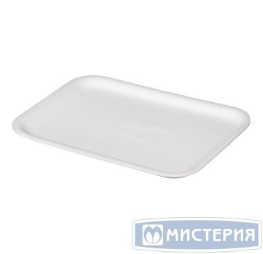 Лоток пищевой 178х135х10 мм, серия С-1.А, бел., ВПС, 500 шт/кор "Протэк" 500 шт/упак РОССИЯ C-11 "А"