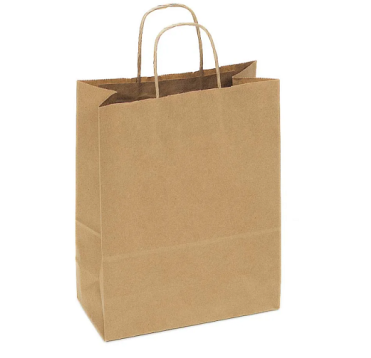 Пакет [240+140]х280 мм с круч. ручками, крафт, бум., 250 шт/кор 250 шт/упак РОССИЯ KR-01-70-241428