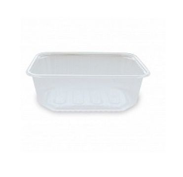 Контейнер 1000 мл 1-секц. 186х132х64 мм, серия 186, без крышки, прозр., ПП, 100 шт/упак "ЮПласт" 500 шт/кор РОССИЯ ЮУПМ3321/33114/0029