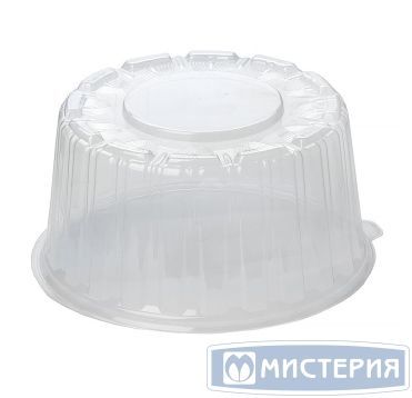 Упаковка для торта [крышка] d200хh106[d166хh96] мм, прозр., ПЭТ, 200 шт/кор "Комус" 200 шт/упак РОССИЯ Т-165/2К (ПЭТ)