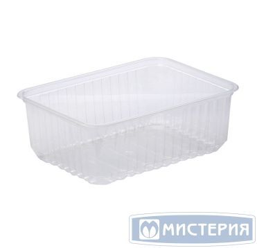 Контейнер прямоугольный, 179х132х64мм, 1000мл, полупрозрачный, ПП