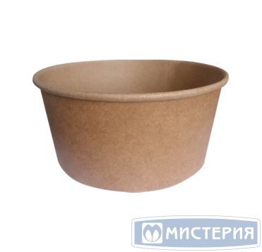 Контейнер 550 мл, d135хh57 мм, без окна, без крышки, крафт, карт., 50 шт/упак 350 шт/кор РОССИЯ 550008