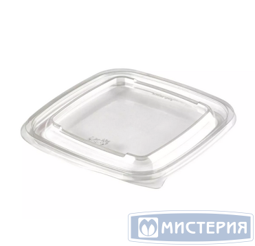Крышка к контейнеру 160х160х5 мм, прозр., ПЭТ, 25 шт/упак "ЮПласт" 450 шт/кор РОССИЯ ЮпК-1616-К ЮУПМ6211
