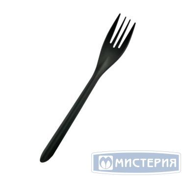 Вилка одноразовая 173,5 мм, черн., ПП, 1 000 шт РОССИЯ 4032Ч