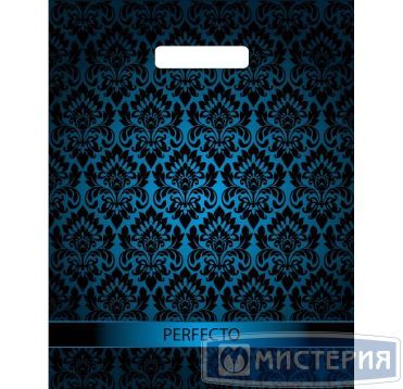 Пакет 300х370 мм, 90 мкм с проруб. ручками, диз. "Перфекто Загадка", ПВД, 25 шт/упак "Тикопластик" 400 шт/кор РОССИЯ н00229683