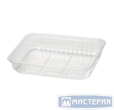 Контейнер прямоугольный, 179х132х37мм, 500мл, полупрозрачный, ПП