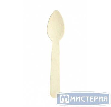 Ложка одноразовая 110 мм, древ. волокно, 100 шт/упак 10 000 шт/кор РОССИЯ ЛД110