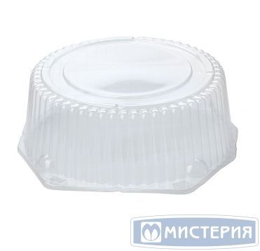 Упаковка для торта [крышка] d227хh86[d212хh78] мм, прозр., ОПС, 230 шт/кор "Комус" 230 шт/упак РОССИЯ Т-206К