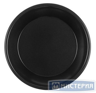 Тарелка одноразовая мелкая d220 мм, черн., ПП, 50 шт/упак 750 шт/кор РОССИЯ 6521