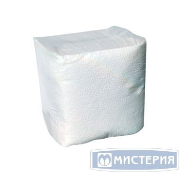 Салфетки 250х250 мм 1-сл., бел., бум., 90 шт/упак 42 упак/кор РОССИЯ 300060ж