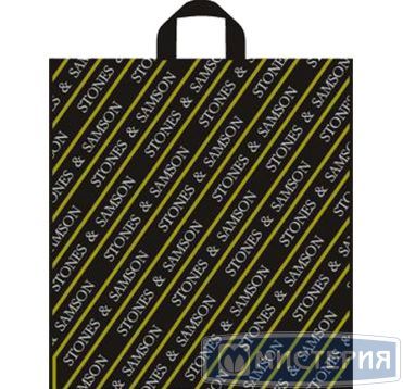 Пакет 430х475 мм, 55 мкм с петлев. ручками, диз. "Камни Самсона", ПВД, 50 шт/упак "Тикопластик" 300 шт/кор РОССИЯ н00095355 // ПТЛ00530