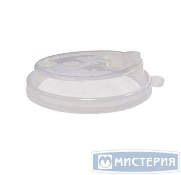 Крышка для стаканов, для холодного и горячего, d 90 мм, прозрачная