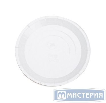Тарелка одноразовая мелкая d180 мм, бел., карт, 100 шт/упак "OSQ" Plate 180 WB 1 400 шт/кор РОССИЯ PLATE 180 WB