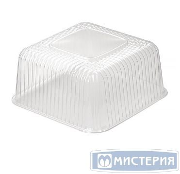 Упаковка для торта [крышка] 316х316х125[265х265х121] мм, прозр., ОПС, 80 шт/кор "Протэк" РОССИЯ ИП-240 "А" К
