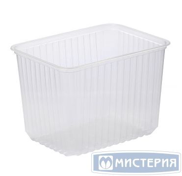 Контейнер прямоугольный 179х132х126мм, 2000 мл, полупрозрачный