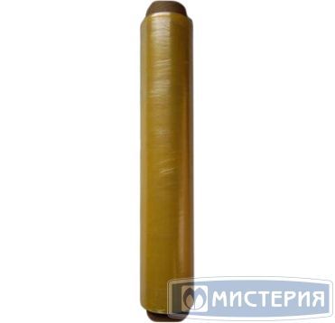 Плёнка ПЭ пищевая 300мм х 200м желтая, 7 мкм