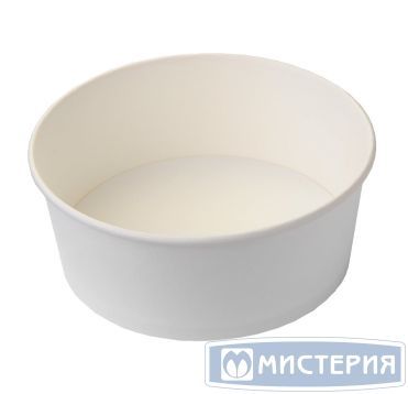 Контейнер 750 мл, d150хh60 мм, без окна, без крышки, бел., карт., 50 шт/упак 300 шт/кор РОССИЯ 750006/750005/750015/750009