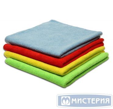 Салфетка из микрофибры 290х290 мм, 200 гр/м2, красн., 50 шт/упак 1 000 шт/кор КИТАЙ 55-0203