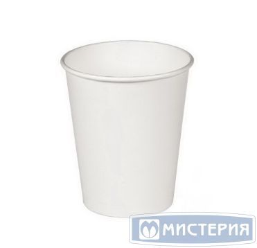 Стакан для холодных и горячих напитков, 0.3л, белый, картон