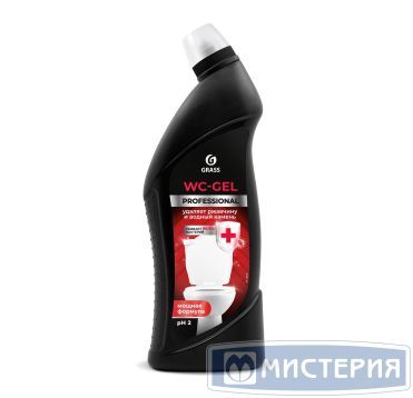 Средство для очистки сантехники "Grass" WC-Gel Professional, изогнутое горло, 750 мл 12 шт/кор РОССИЯ 125535