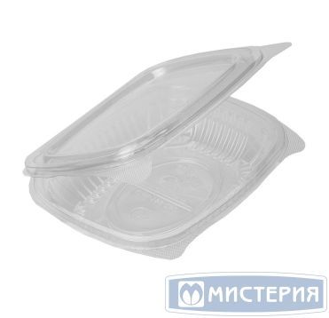 Контейнер овал 156х129х38,4мм, 350 мл, прозрачный