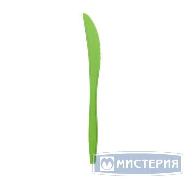 Нож одноразовый 190 мм, зел., кукурузный крахмал, 50 шт/упак "GREEN MYSTERY" 1 000 шт/кор РОССИЯ 4041зел