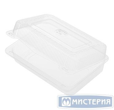 Упаковка прямоугольная 265х193х90мм, 1кг, прозрачная, ОПС РК-25КВ (КЛ)