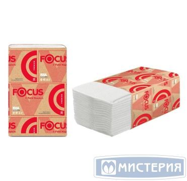 Салфетки для диспенсеров 2-сл. 230х168 мм, бел., 200 шт/упак "Focus" Premium 15 упак/кор РОССИЯ 5083738