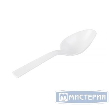 Ложка одноразовая 120 мм, бел., ПС, 3250 шт/кор 3 250 шт/упак РОССИЯ