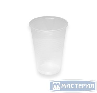 Стакан одноразовый 200 мл для холодных и горячих напитков, прозрачный