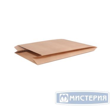Пакет пищевой [250+100]х390 мм без руч., без окна, крафт, бум., 1500 шт/кор РОССИЯ 012-000053-001