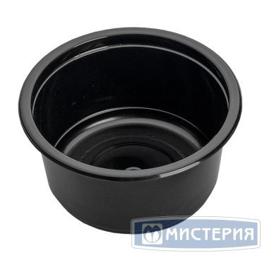 Контейнер круглый 350 мл, черный 