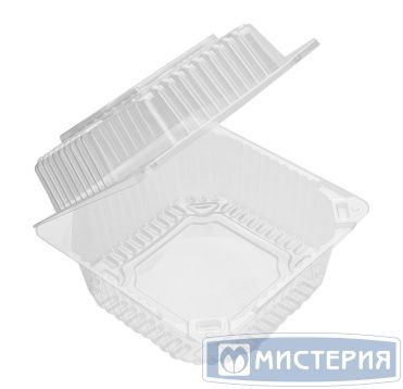 Упаковка квадрат внеш. 153x153x86мм, внутр. 139х139х78мм, прозрачная, ОПС