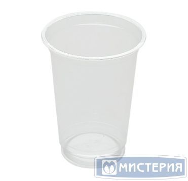 Стакан-шейкер одноразовый 400 мл, прозр., ПЭТ, 50 шт/упак "Veggo" 800 шт/кор РОССИЯ 01-00-01-0195-4