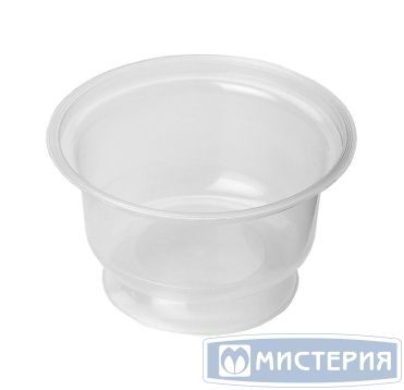 Контейнер круглый 160 мл, креманка, прозрачный
