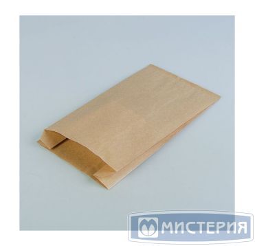 Пакет пищевой [140+60]х250 мм без руч., без окна, крафт, бум., 3000 шт/кор 3 000 шт/упак РОССИЯ 012-000054-001