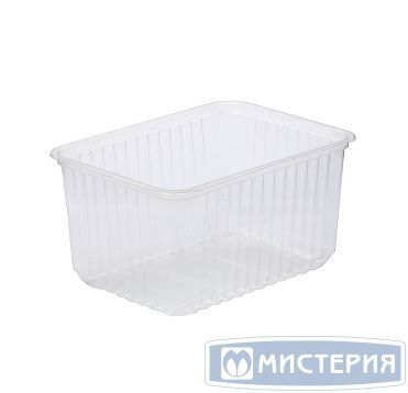 Контейнер прямоугольный, 179х132х89мм, 1500мл, полупрозрачный, ПП