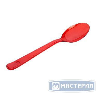 Ложка одноразовая Кристалл 180 мм, красн., ПС, 50 шт/упак 2 500 шт/кор РОССИЯ 4010