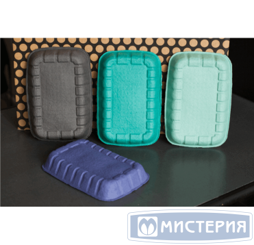 Лоток пищевой 240х160х37 мм, роз., пул-карт., 180 шт/кор 180 шт/упак РОССИЯ 105 розовый