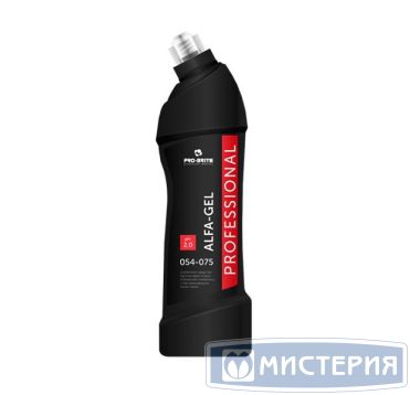 Средство для удаления известкового налета и ржавчины "Pro-Brite" Alfa-Gel, изогнутое горло, 750 мл 14 шт/кор РОССИЯ 054-075