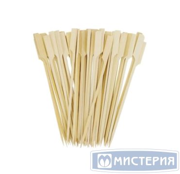 Пика 120 мм, диз. "Гольф", беж., бамбук, 25 шт/упак 50 упак/кор КИТАЙ 440-705