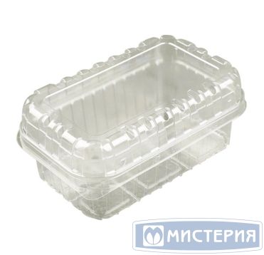 Контейнер 750 мл 1-секц. 165х95х55 мм, без крышки, прозр., ПЭТ, 270 шт/кор "ЮПласт" 270 шт/упак РОССИЯ ЮПКФ-55/ЮУПМ7332