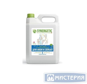 Средство для мытья стекол и зеркал "Synergetic", канистра, 5000 мл 4 шт/кор РОССИЯ 107500