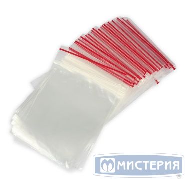 Пакет Zip-Lock 200х300 мм, прозр., ПВД, 100 шт/упак 10 упак/кор КИТАЙ 0000090408
